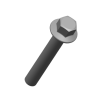 Zeskantflensbout-M6x40