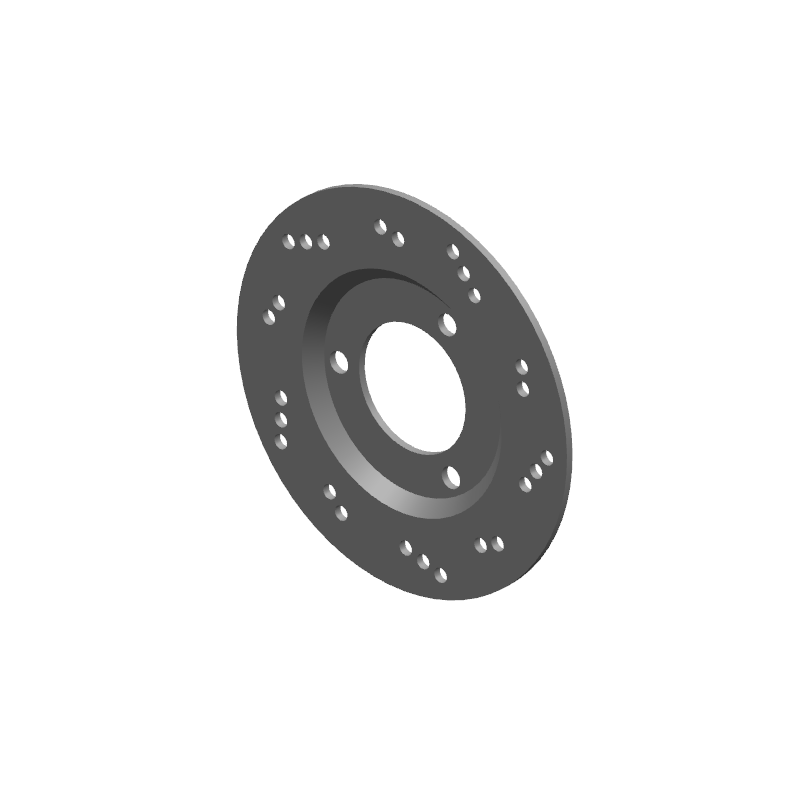 Rotor achterschijfrem-E125S