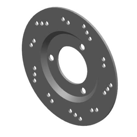 Rotor achterschijfrem-E125S