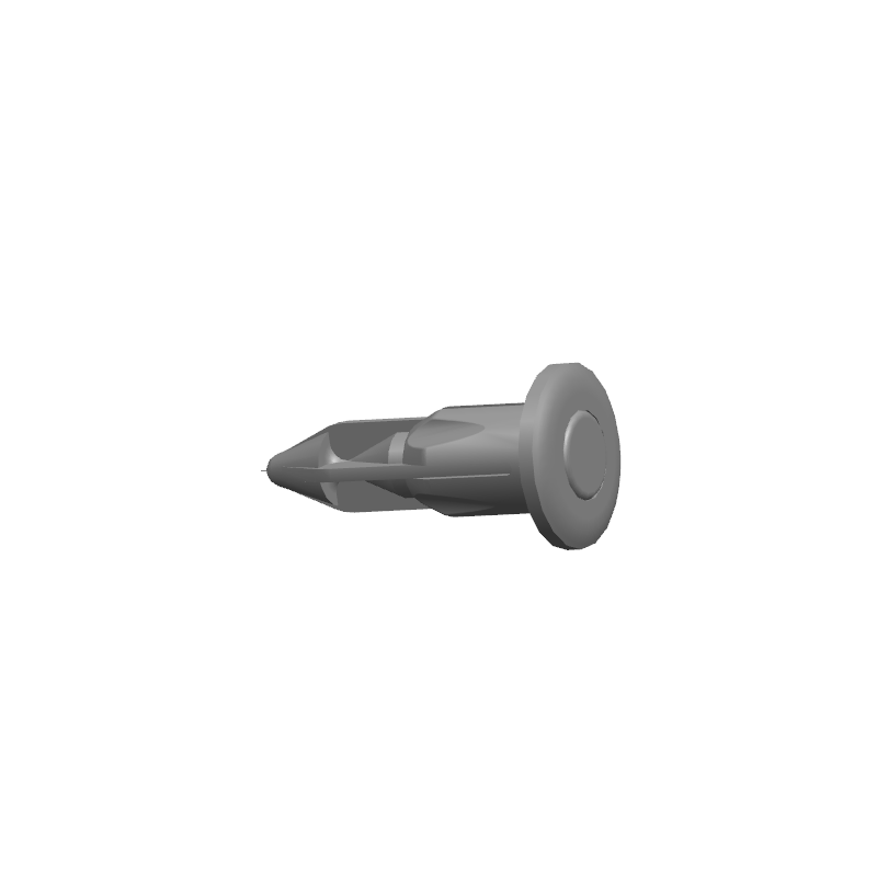 Plastic knop-φ7*12