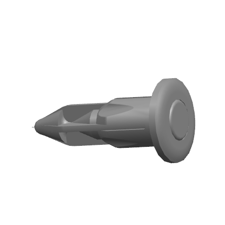Plastic knop-φ7*12
