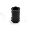 rubber uitlaat nademper kort 22mm zwart