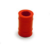 rubber uitlaat nademper kort 22mm rood bromfiets