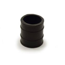 rubber uitlaat nademper kort 30mm zwart