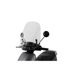 Windscherm medium incl. bevestiging set / smoke (50cm)