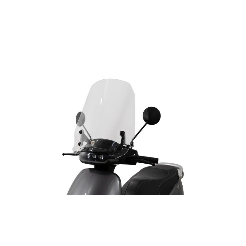 Windscherm medium incl. bevestiging set / smoke (50cm)