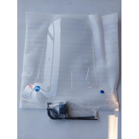 Windscherm hoog incl. bevestiging set / transparant (60cm)