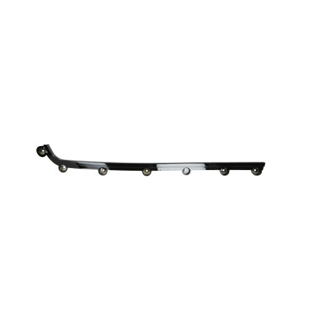 trim strip Kymco original step floor left black gloss new like 64317-acc1-e10-n1p