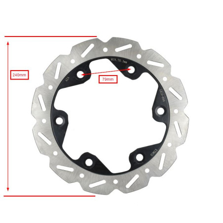 brake disc Kymco original 5-hole front super-8 45121-lej2-e80