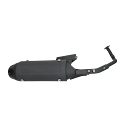 uitlaat euro-4 kymco zwart agility 16+ , agility 16inch 1830a-alk1-e9500