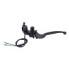brake lever Kymco original complete left black super8 R 5317b-aeh2-m40