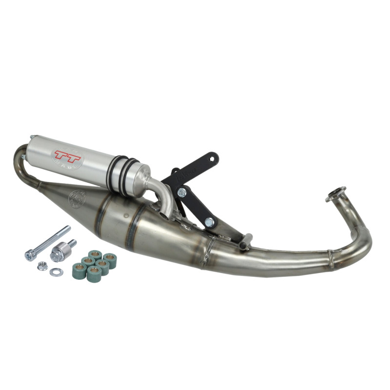 uitlaat Leovince hand made tt aluminium sco kymco 2t 4048