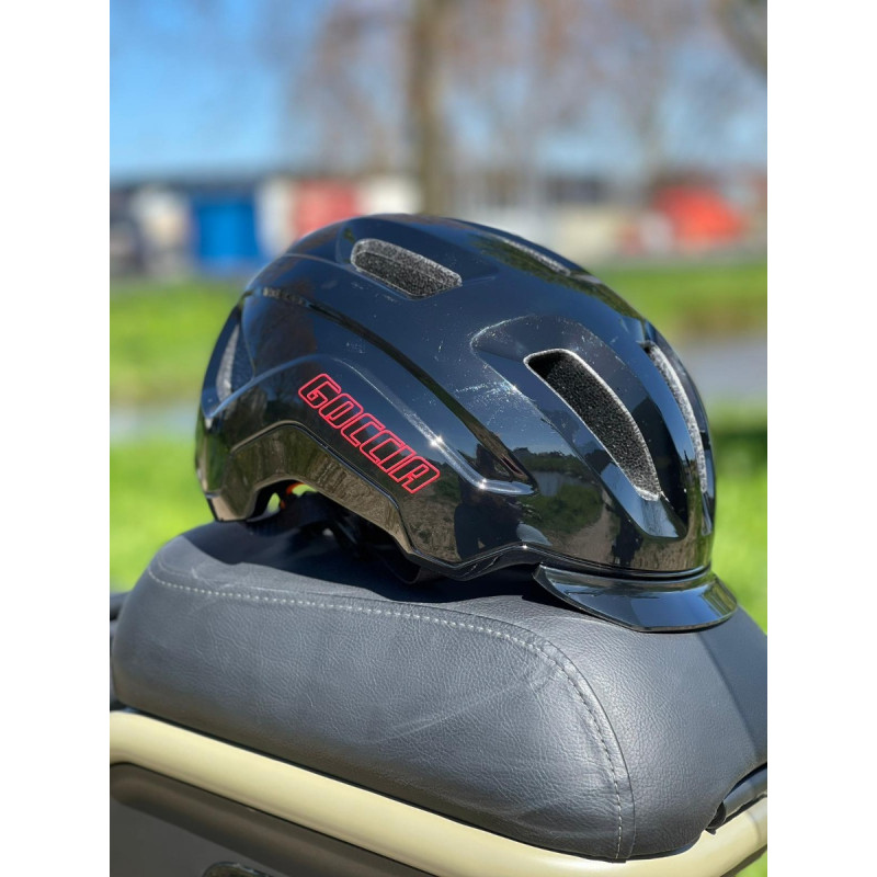 Helm - Black/Red - M - Goccia