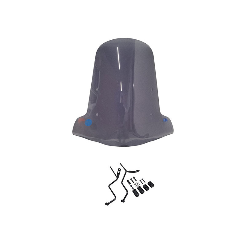 windshield Regia with mounting set (made in EU) yadea smoke yadea M6L