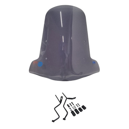 windshield Regia with mounting set (made in EU) yadea smoke yadea M6L