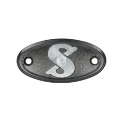 plaat logo carter inspectie cover 50/2, 50/3, 50/4 zwart sachs