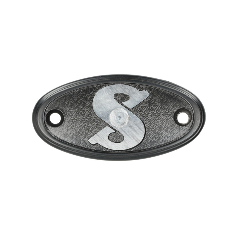 plaat logo carter inspectie cover 50/2, 50/3, 50/4 zwart sachs