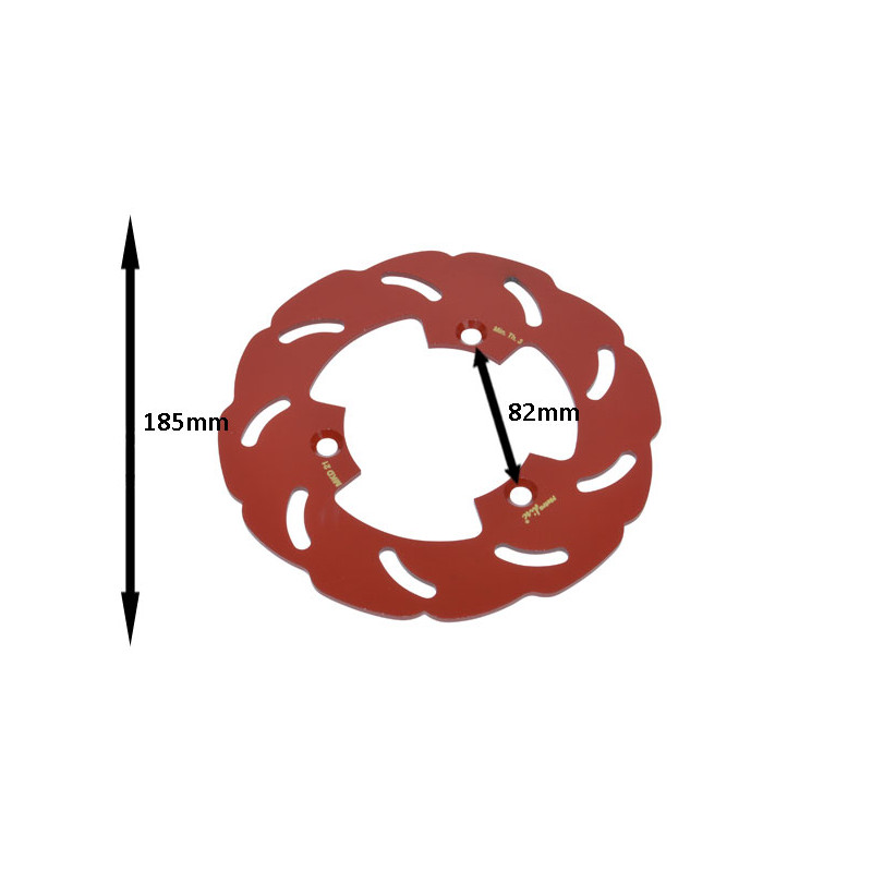 brake disc Metrakit wave 3-holes rieju rear 185mm rr mkd21 op op