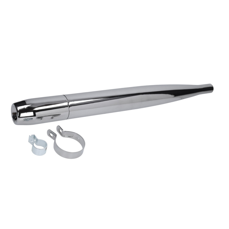 exhaust Original 5v (made in EU) minor Sachs 64mm 28mm chrome Sachs minor