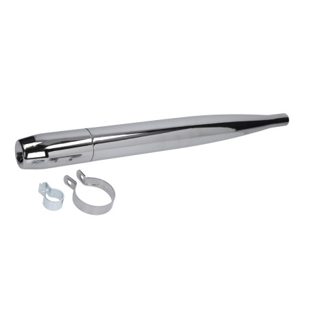 exhaust Original 5v (made in EU) minor Sachs 64mm 28mm chrome Sachs minor