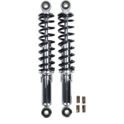 shock absorber set Fast Arrow 290mm chrome/black puch maxi, Tomos, camino