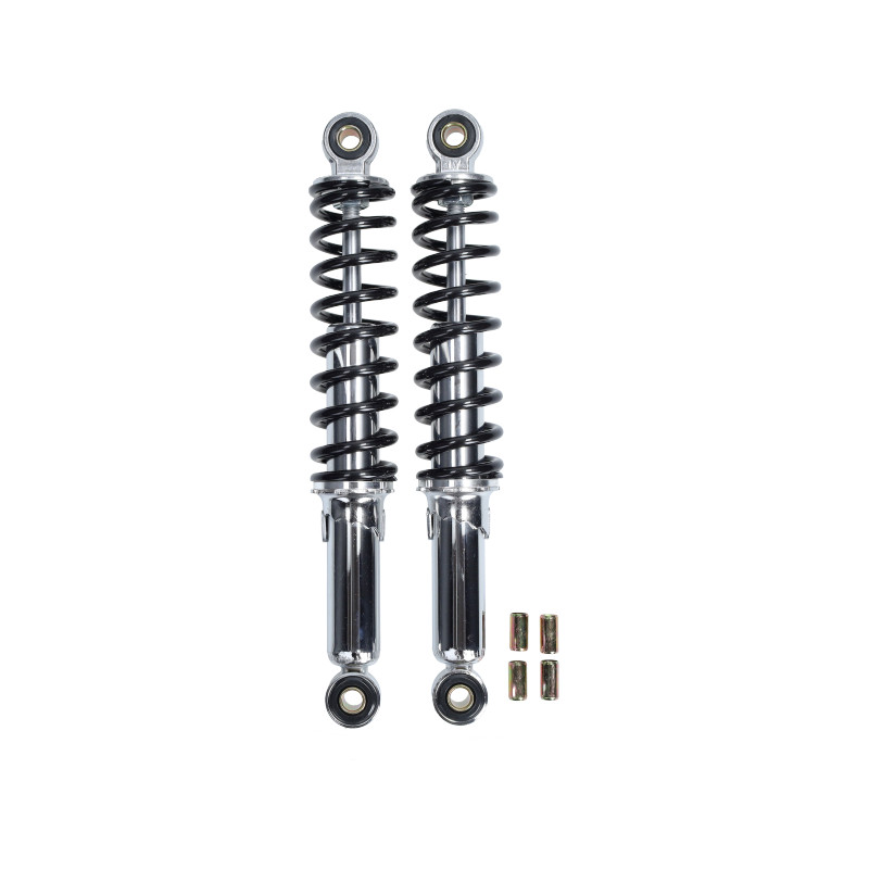 schokbrekerset fast-arrow 290mm chroom/zwart puch maxi, tomos, camino
