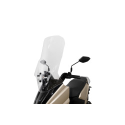 Windscherm hoog incl. bevestiging set / transparant (71cm)