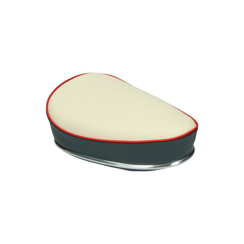 zadel oldtimer (made in EU) o.a. condor creme/grijs condor, puch, X30