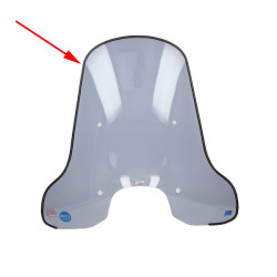 sierstrip Regia windscherm rubber 2m zwart bromfiets, motorfiets, scooter, universeel