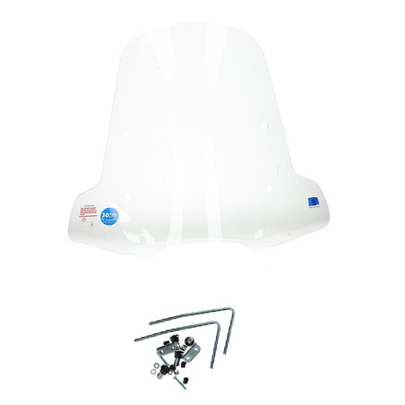 windshield Regia with mounting set universal scooter wide model (made in EU) scooter, scootmobiel