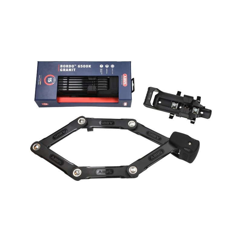 folding lock Abus art 2-stars + (fatbike) 85cm bike 6500/85