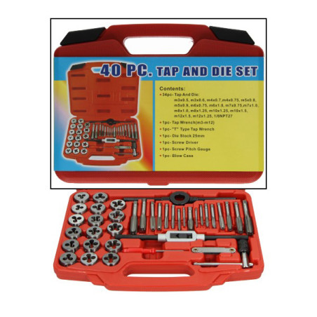 tapset tap en snijset 40-delig unique