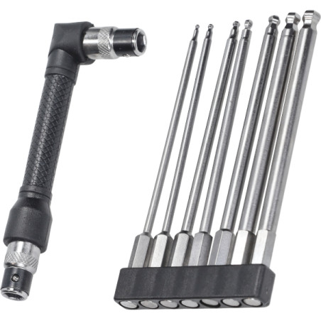 gereedschap inbus set bolkop 1.5 t/m 6 8-delig