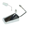 mirror DMP rectangular F1 left m8 chrome scooter op op