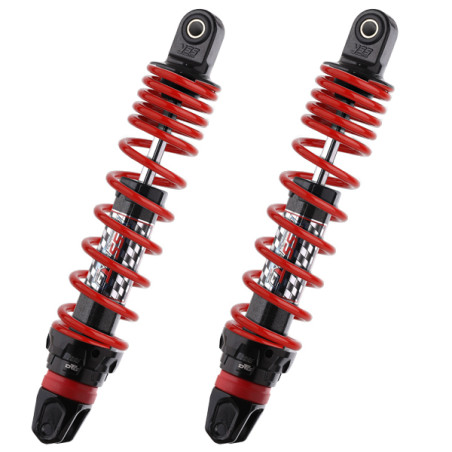 shock absorber set YSS hybrid DTG maxi scooter 2010 300mm red sh 125/150