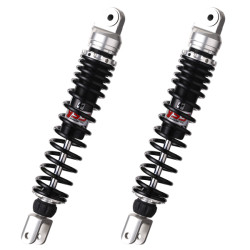 schokbrekerset yss hybrid DTG maxi scooter dtg honda 400/600 420mm zwart silver wing