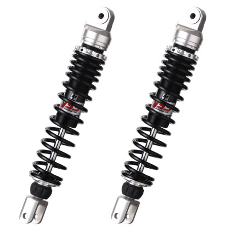 shock absorber set YSS hybrid DTG maxi scooter 400/600 420mm black silver wing