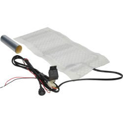 heating set buddyseat 12v complete moped, motorcycle, scooter, universal