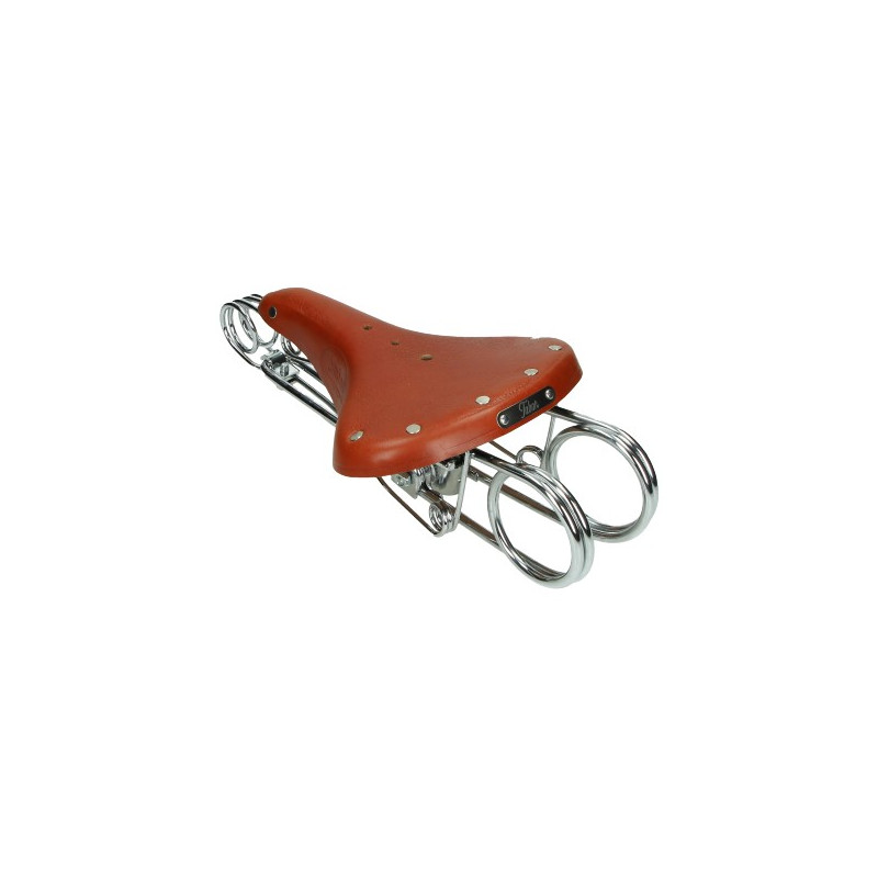 saddle Tabor universal heavy duty cognac Tomos, mobilette, puch, sachs