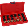 gereedschap DMP reparatieset bougiegat (D) 12mm 17-delig universeel