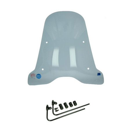 windscherm Regia met bevestigingsset hoog (made in EU) smoke La Souris E-ID S6, Segway E110, Segway E125