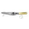 exhaust Jamarcol cross + strap (expansion) 28mm chrome/gold moped
