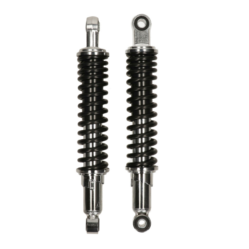 schokbrekerset A-kwaliteit MDI 310mm zwart/chroom mb, mt
