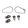 mirror set DMP handlebar mount oval bar end CNC a.o. zip/sprint/GTS carbon gts all models, scooter, sprint, zip