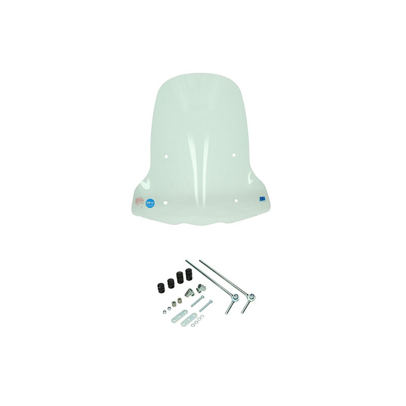 windshield Regia with mounting set universal high clear scootmobiel