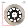 remschijf DMP 3-gaats 220mm honda, mb, mb8, mbx