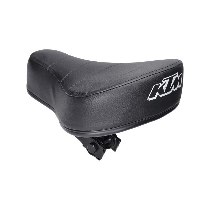 zadel (made in EU) model origineel met opdruk 22mm zwart ktm hobby