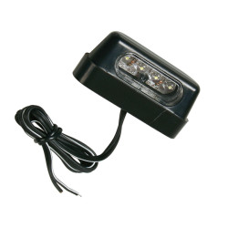 verlichting lampa kentekenplaat universeel led e-keur zwart 90162