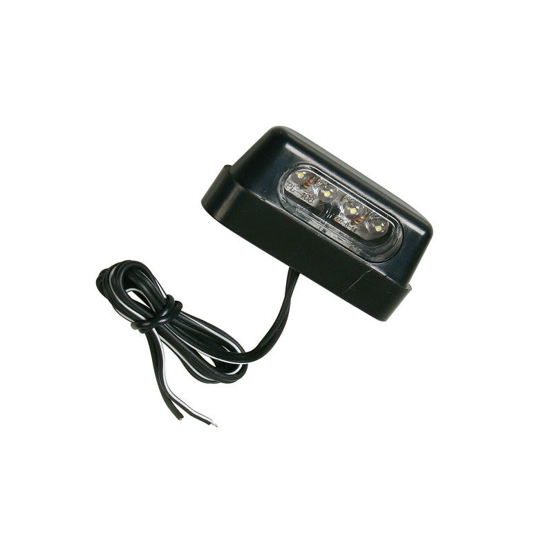 lighting Lampa license-plate universal LED e-approval black 90162