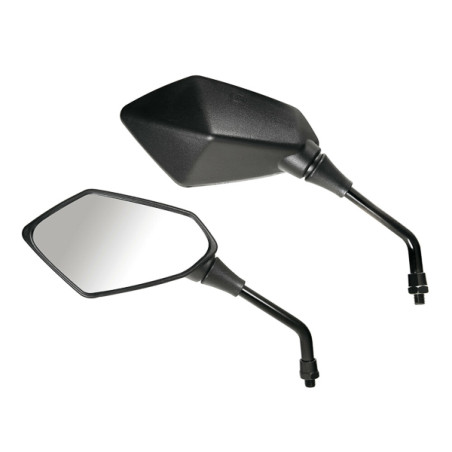 mirror set Lampa universal kaba m10x1.25 black motorcycle 90346